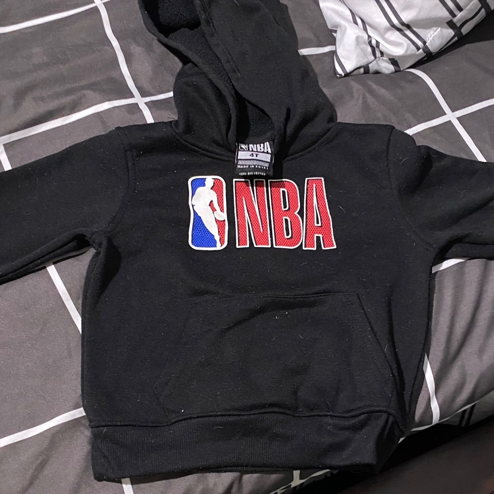 NBA Kids Black and Red Hoodie